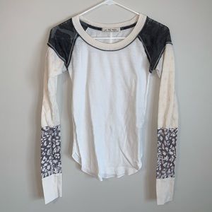 FREE PEOPLE Bright Side Thermal (XS, SnowCombo)